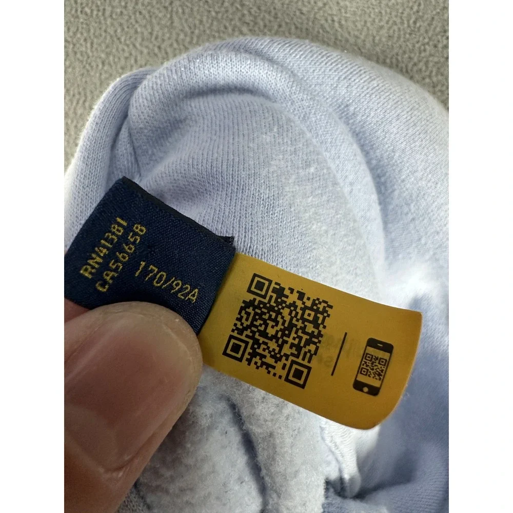 Polo Ralph Lauren Hoodie Small Blue Polo Bear Beach Heavyweight Fleece Pullover